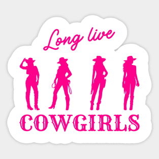 Country Music - Cowgirls Sticker